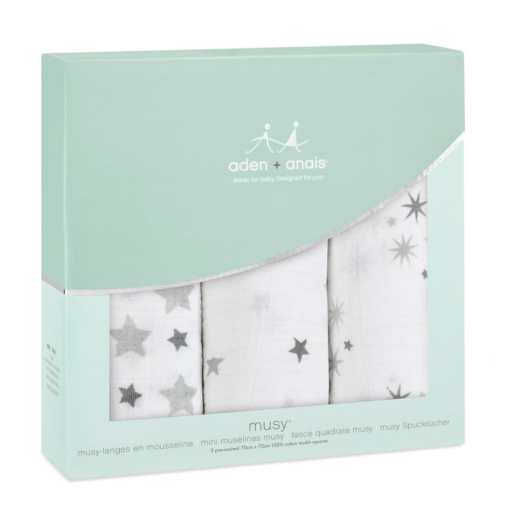 ADEN & ANAIS Lot de 5 musy langes en mousseline 100% coton Full bloom rose pas cher ADEN & ANAIS Lot de 5 musy langes en mousseline 100% coton Full bloom rose pas cher