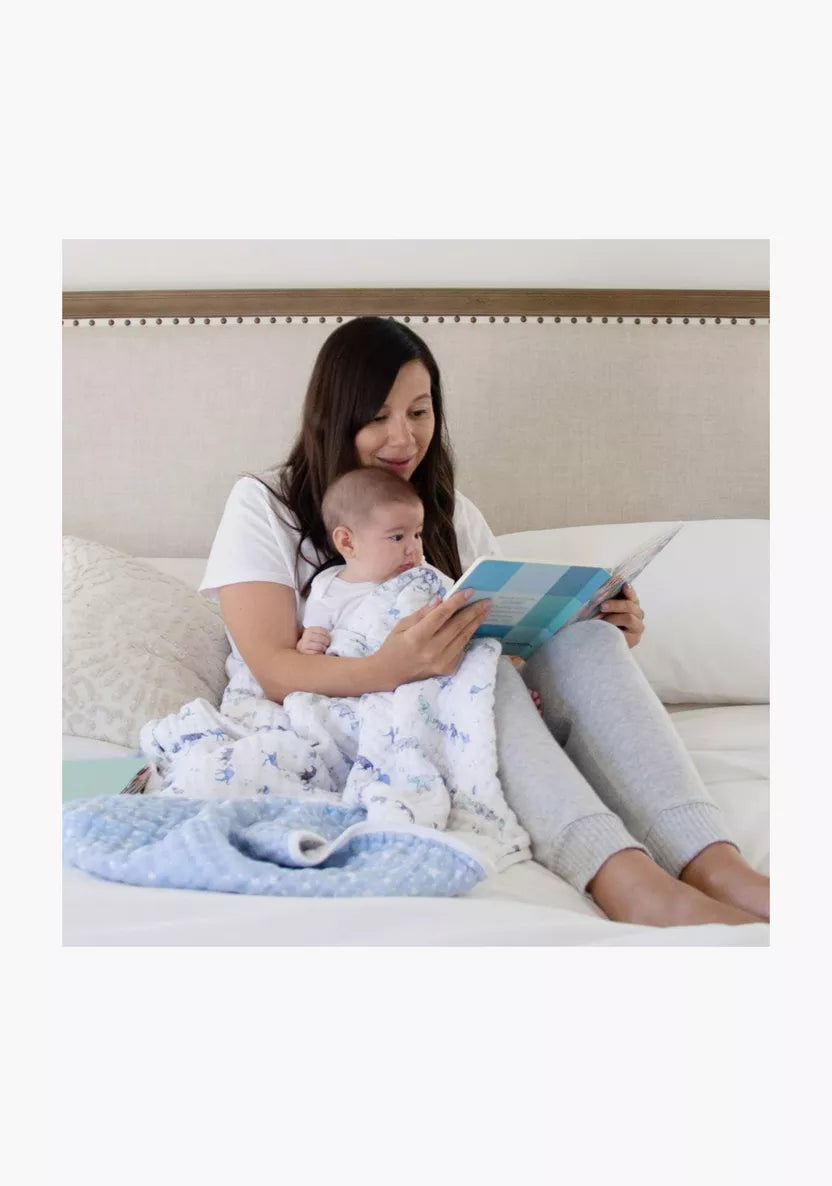 aden + anais cotton muslin blanket night sky