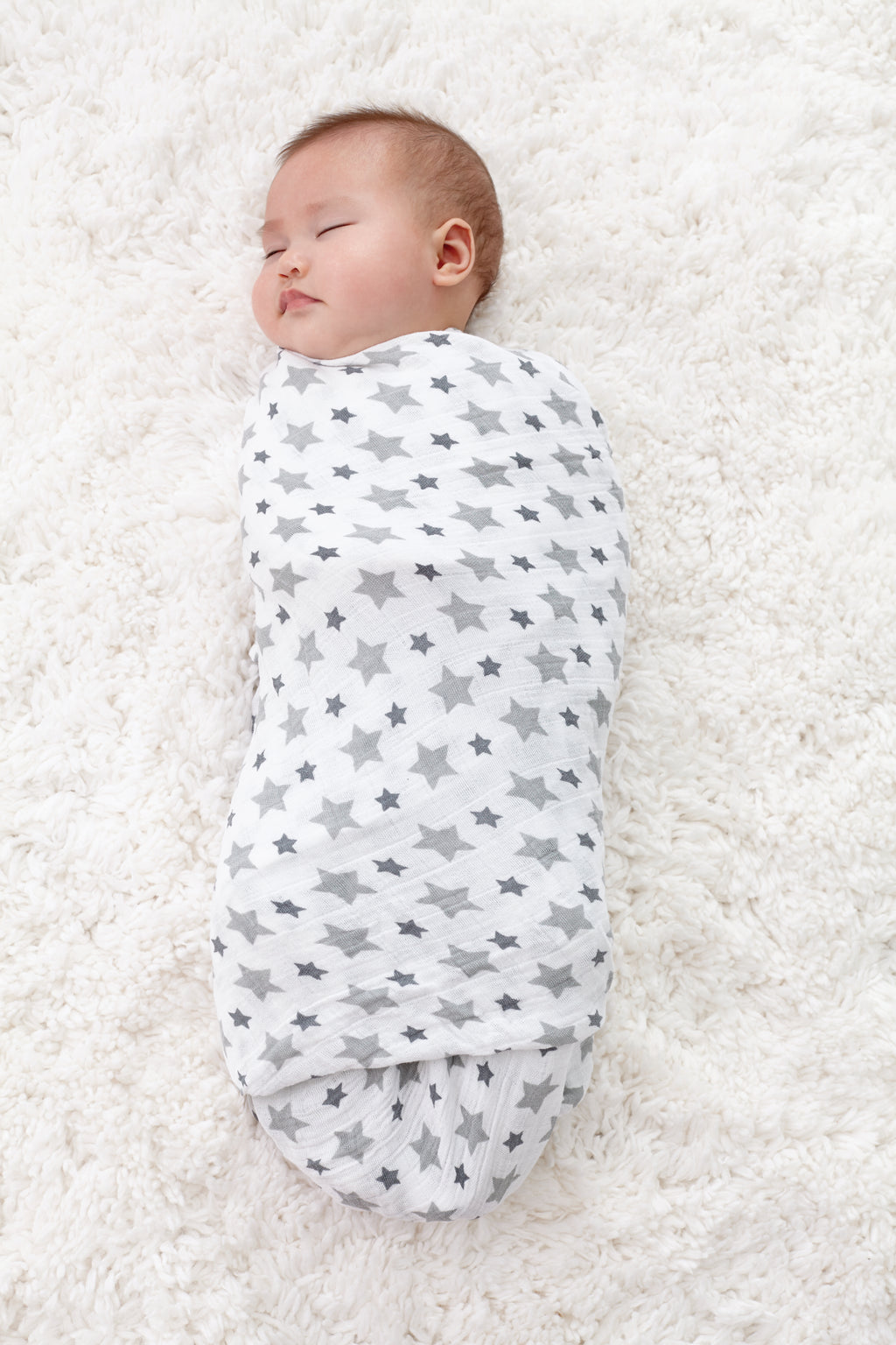 A+A Cotton Muslin Swaddle 4pk - Twinkle