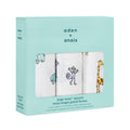 A+A Cotton Muslin Squares 3pk - Jungle Jam