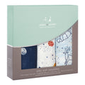 A+A Silky Soft Muslin Swaddle 3pk - Stargaze