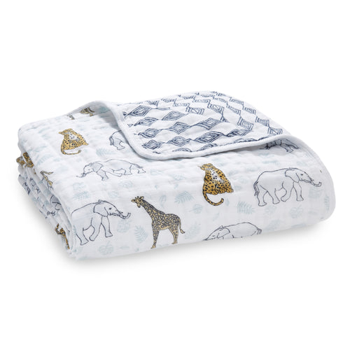 A+A Cotton Muslin Blanket - Jungle - Tropical