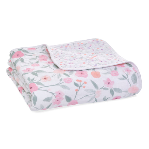 A+A Cotton Muslin Blanket - Keep Rising - Ma Fleur - Garden Party