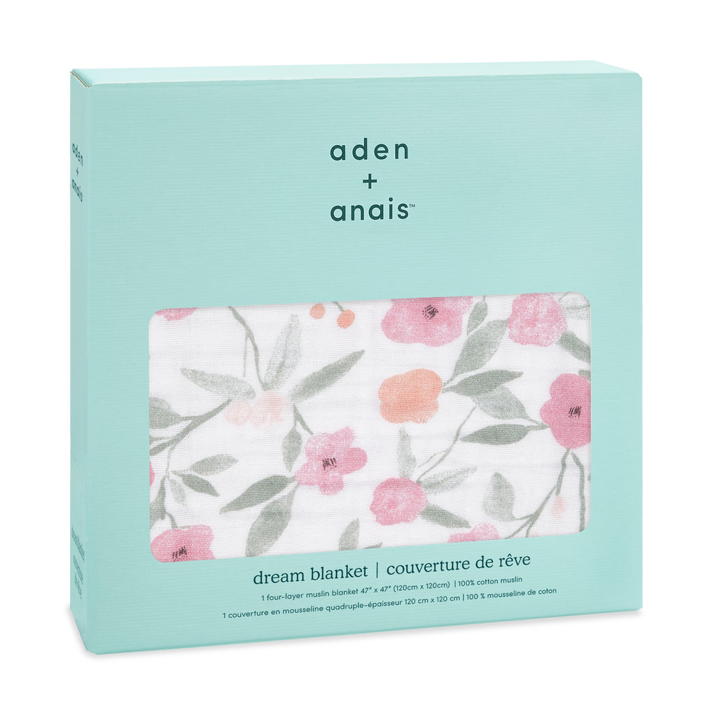 A+A Cotton Muslin Blanket - Keep Rising - Ma Fleur - Garden Party