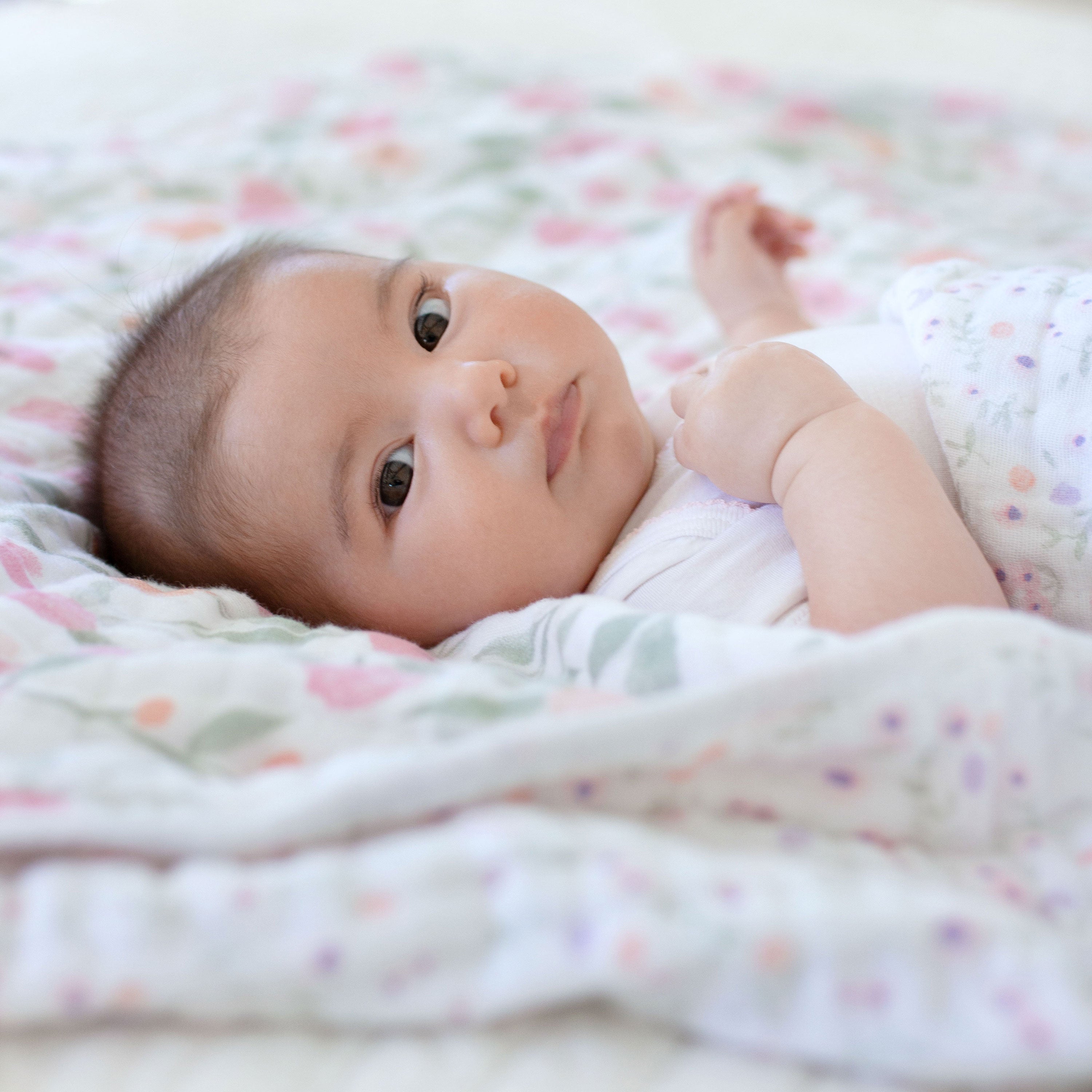 A+A Cotton Muslin Blanket - Keep Rising - Ma Fleur - Garden Party