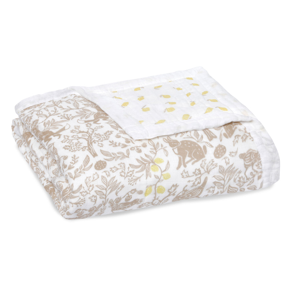 A+A Silky Soft Blanket - Natural Woodland