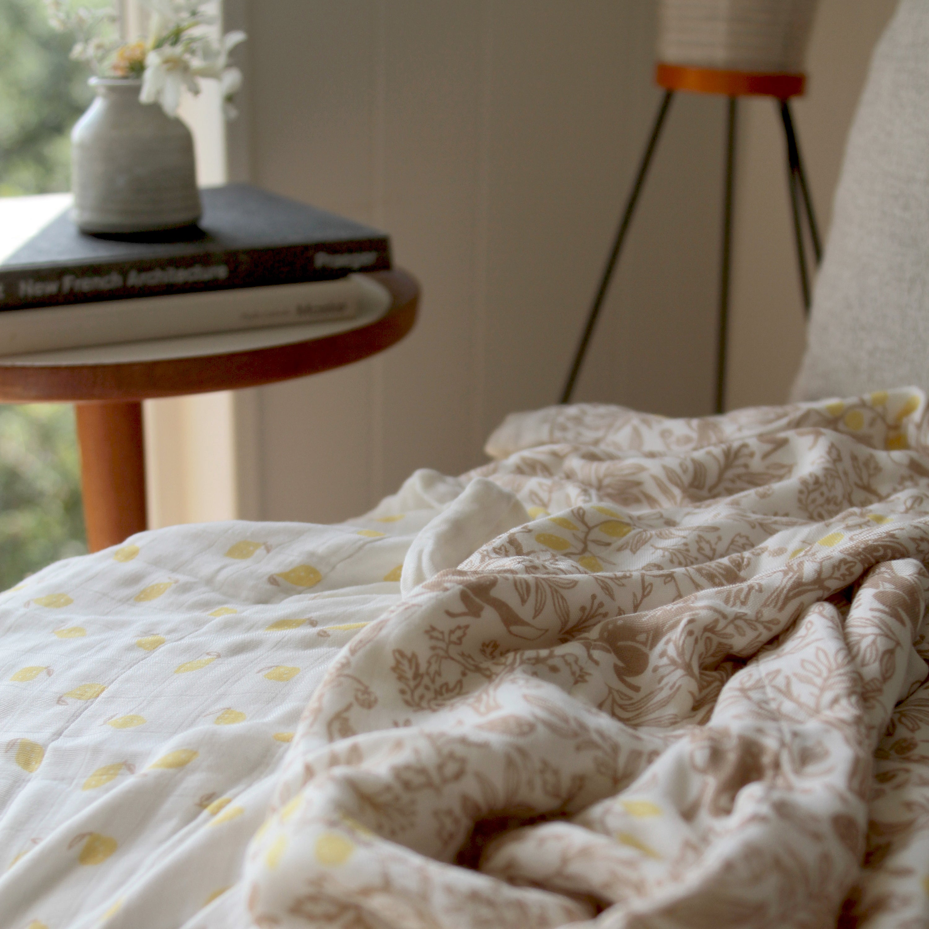 A+A Silky Soft Blanket - Natural Woodland