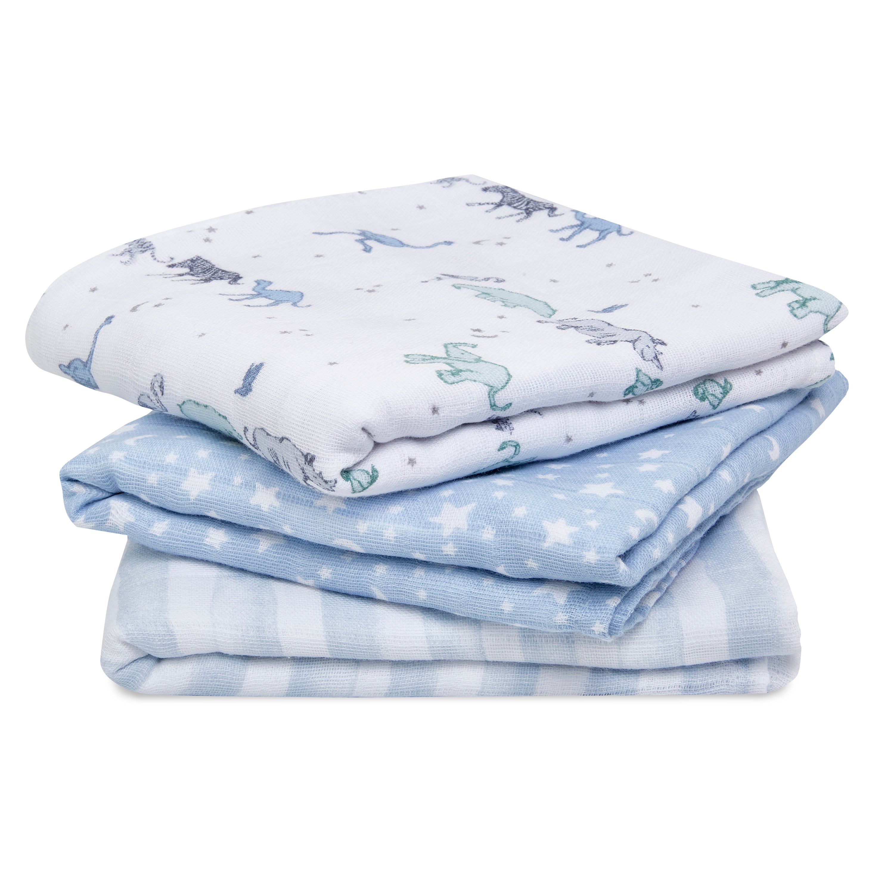 A+A Cotton Muslin Squares 3pk - Rising Star