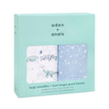 A+A Cotton Muslin Swaddle 2pk - Rising Star