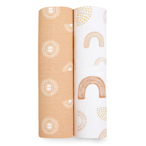 aden + anais keep rising 2 pack swaddles