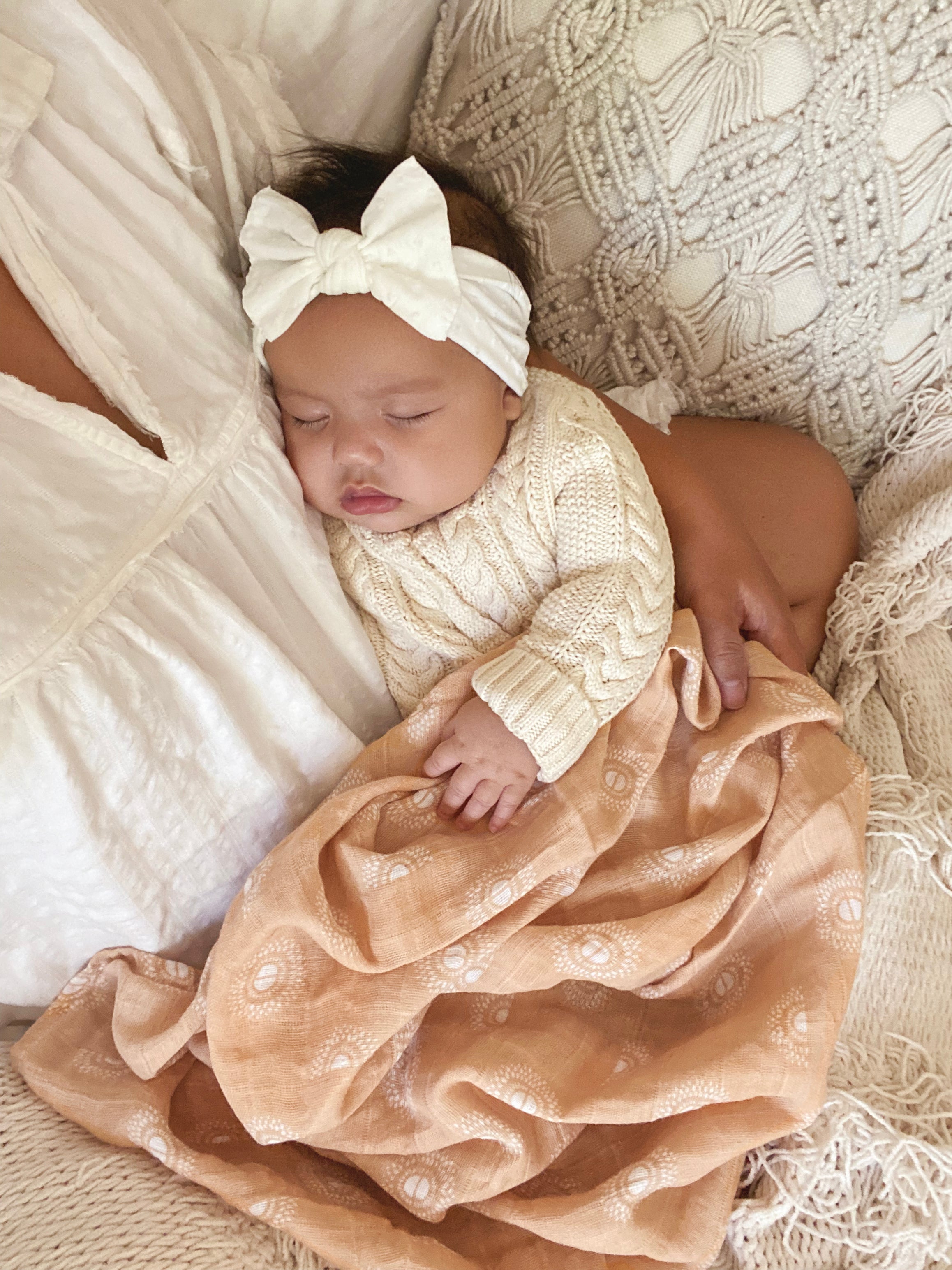 A+A Cotton Muslin Swaddle 2pk - Keep Rising