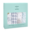 A+A Cotton Muslin Swaddle 4pk - Jungle