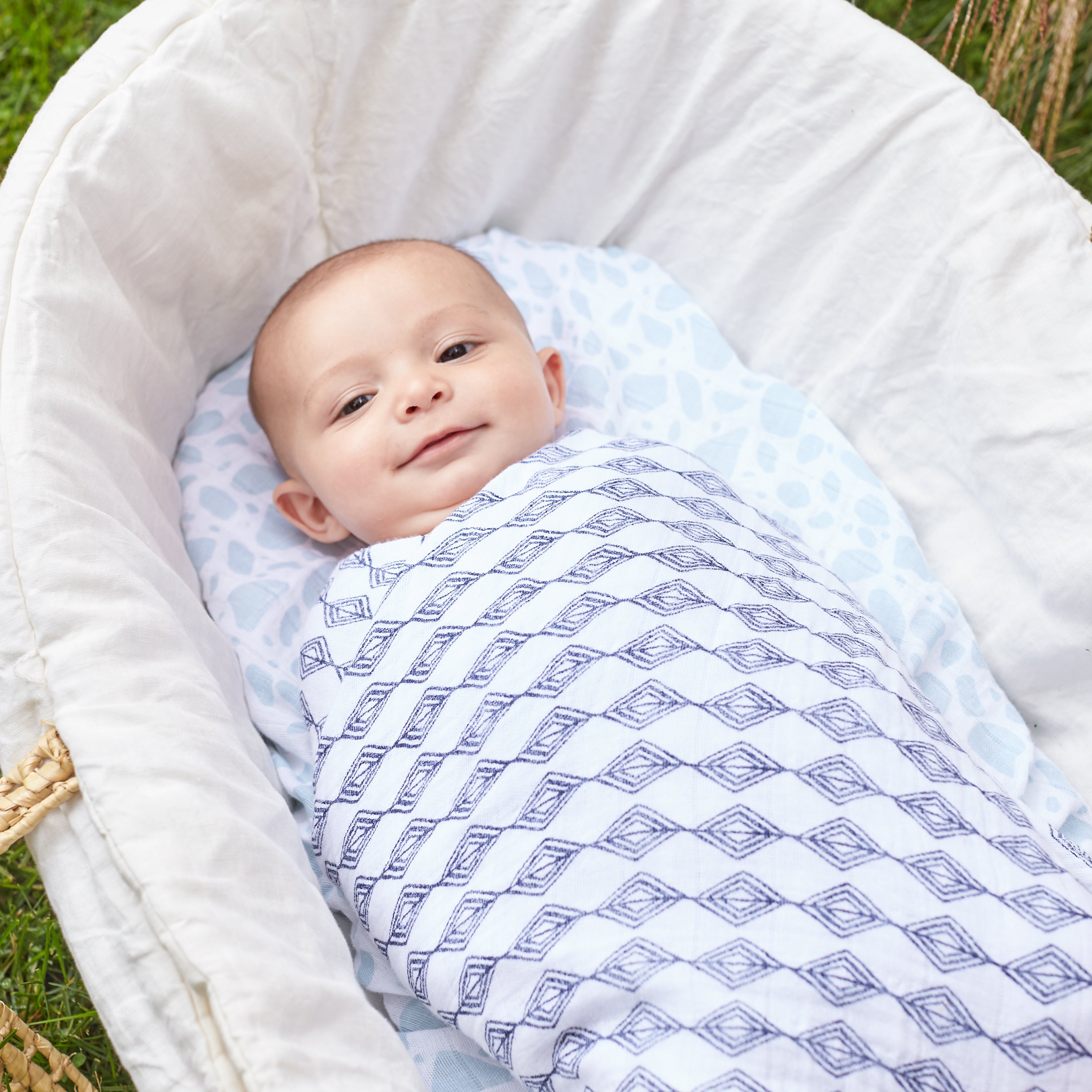 A+A Cotton Muslin Swaddle 4pk - Jungle