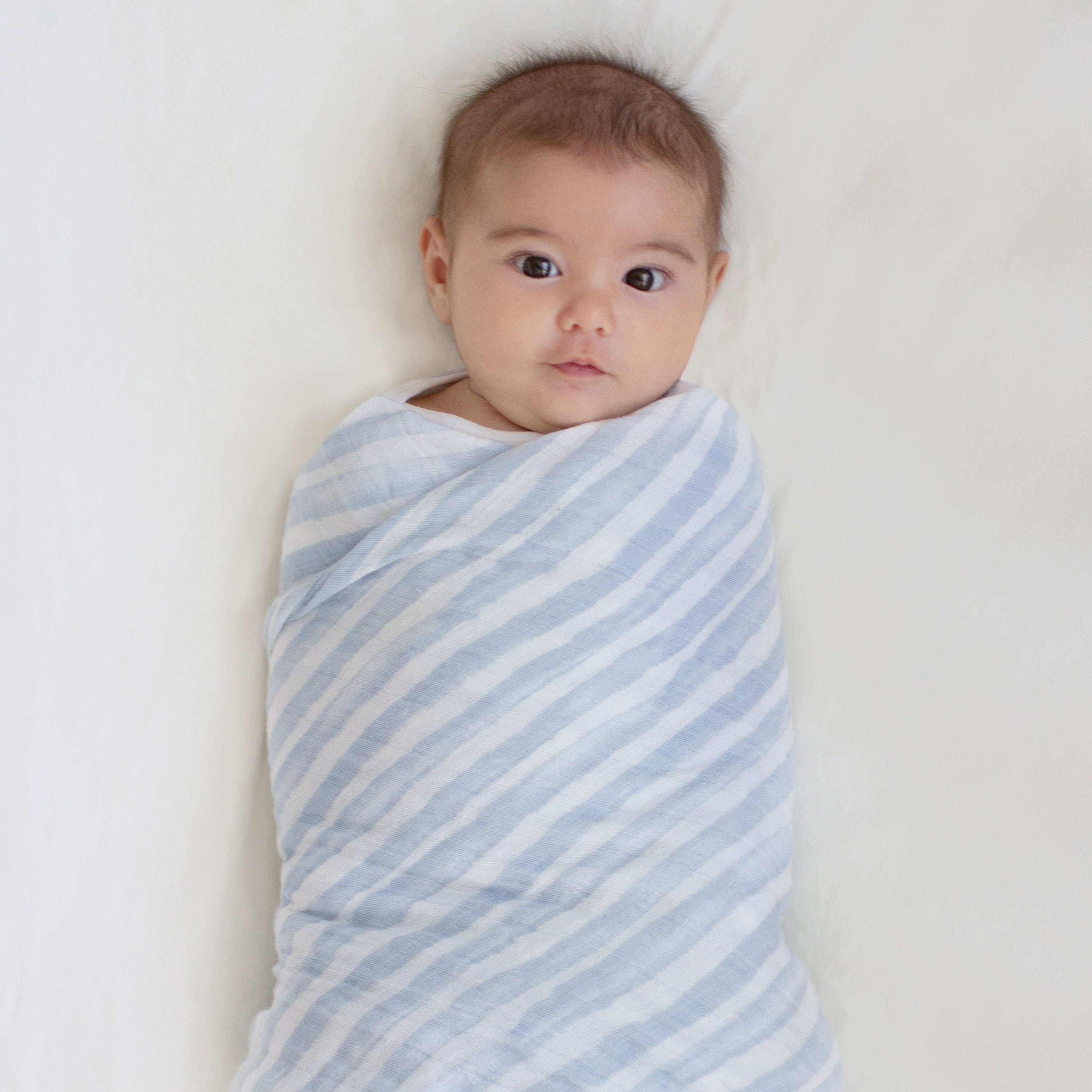 A+A Cotton Muslin Swaddle 4pk - Rising Star