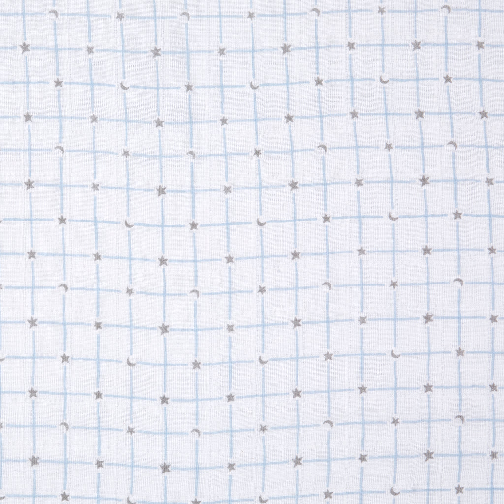 A+A Cotton Muslin Swaddle 4pk - Rising Star