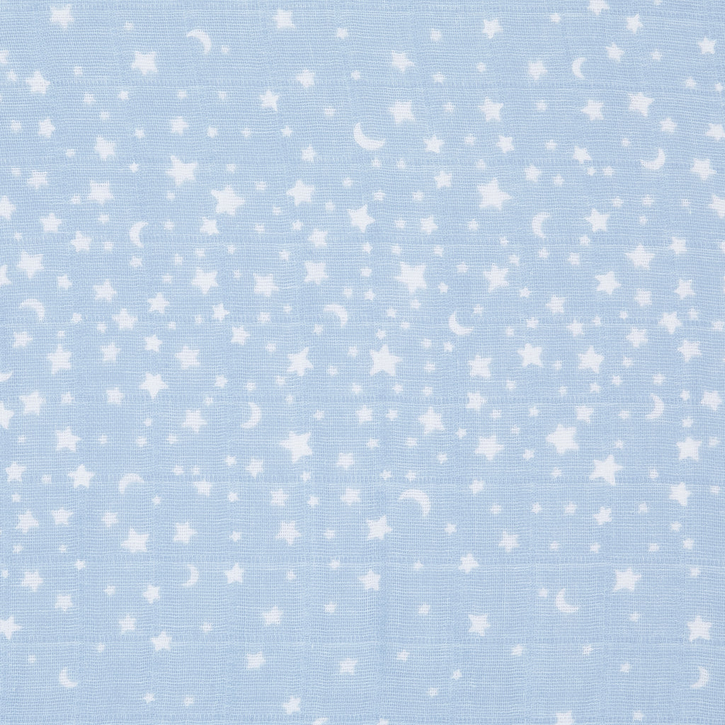 A+A Cotton Muslin Swaddle 4pk - Rising Star