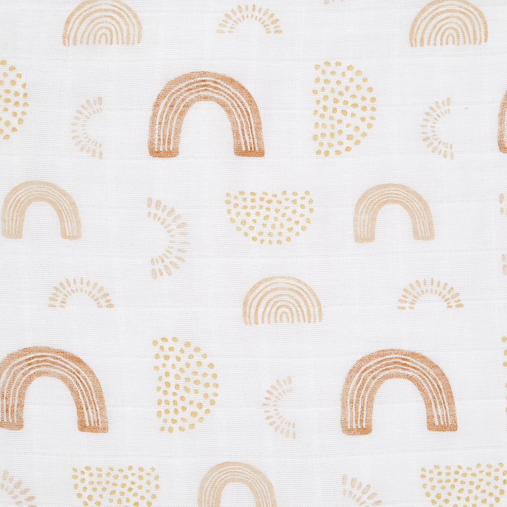 A+A Cotton Muslin Swaddle 4pk - Keep Rising