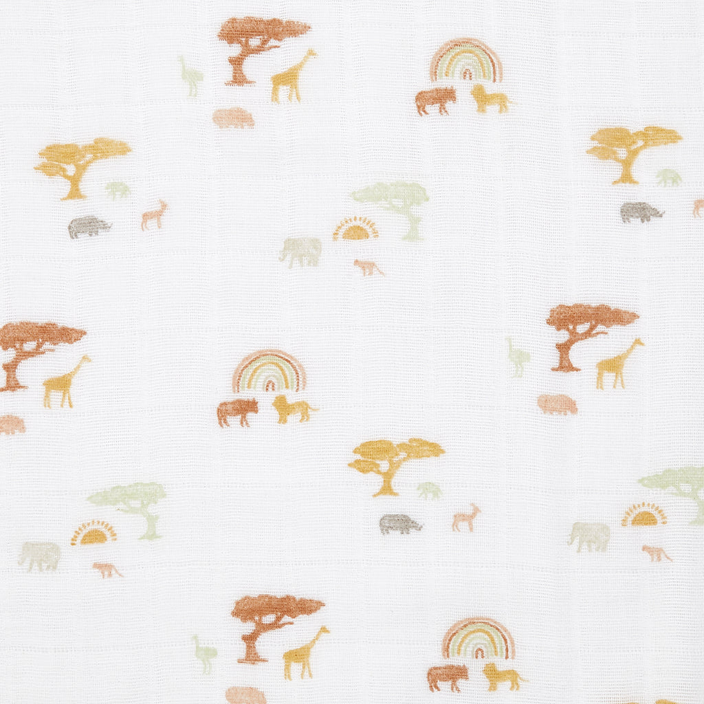 A+A Cotton Muslin Swaddle 4pk - Keep Rising