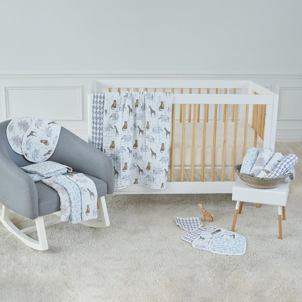 A+A Cotton Muslin Blanket - Jungle - Tropical