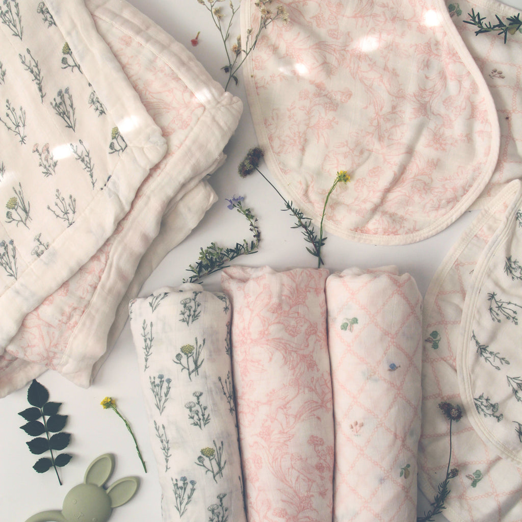 A+A Silky Soft Blanket - French Floral