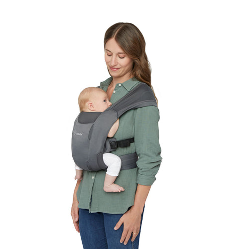 Ergobaby Embrace Newborn Carrier – Soft Air Mesh Washed Black