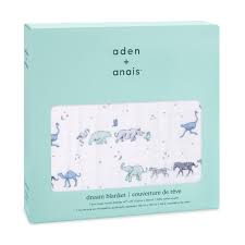 aden + anais cotton muslin blanket night sky