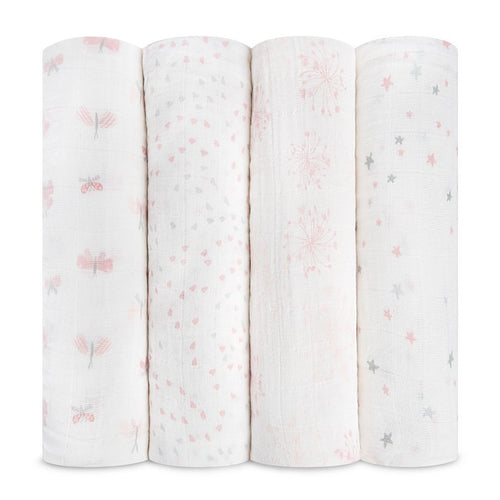 aden + anais lovely 4 pack swaddles