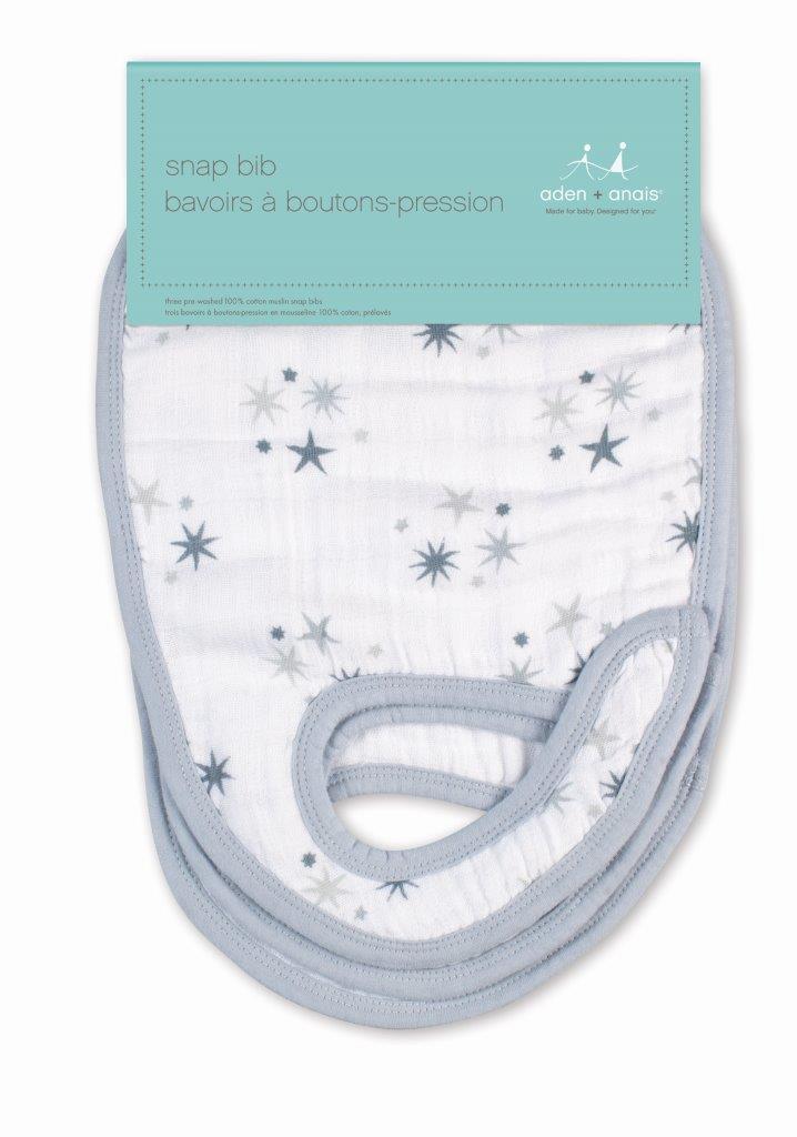 aden + anais twinkle 3 pack snap bib