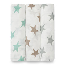 Load image into Gallery viewer, aden + anais milky way 3 pack bamboo swaddles