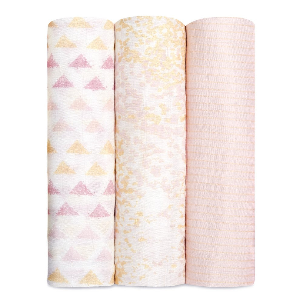 aden + anais metallic primrose birch swaddles
