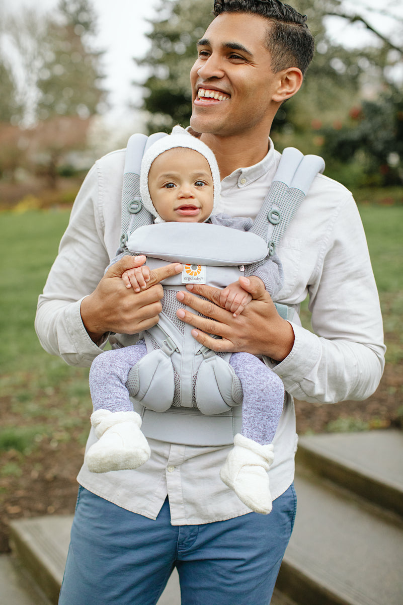 Omni 360 Baby Carrier All In One Cool Air Mesh Pearl Grey Little Mouse Kids